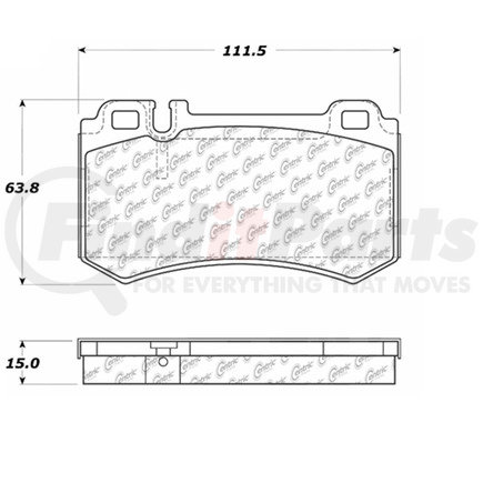 100.09240 by CENTRIC - OEM Brake Pads