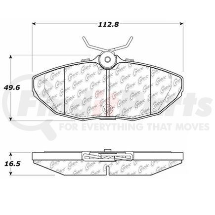 100.08991 by CENTRIC - OEM Brake Pads