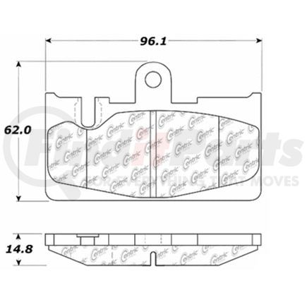 100.08230 by CENTRIC - OEM Brake Pads