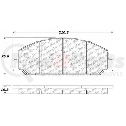 100.07870 by CENTRIC - OEM Brake Pads