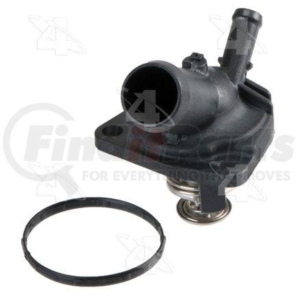 86185 by FOUR SEASONS - Engine Coolant Water Outlet with Thermostat