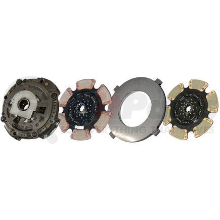 NMU701-067-6 by ILLINOIS AUTO TRUCK - CLUTCH,15-1/2" X 2" SA, 3600/1810 FT LB