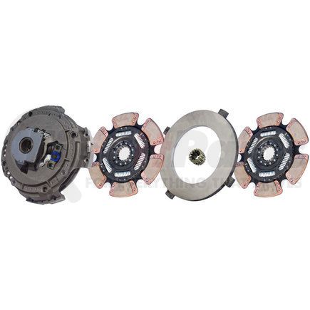 NMU898-147-6 by ILLINOIS AUTO TRUCK - CLUTCH,15-1/2" X 2" EE, 4000/2050 FT LB
