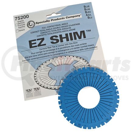 75200 by SPECIALTY PRODUCTS CO - DUAL ANGLE SHIM (BLUE)
