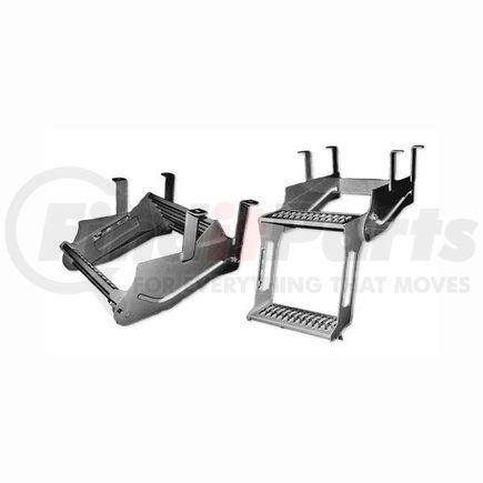 50456-2-GALV by ANCRA - Frame Rail Step - 2 Step Trailer Access Steps