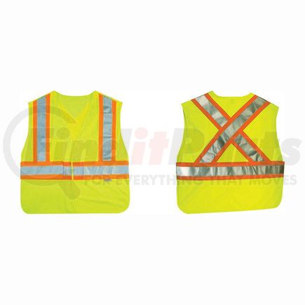 50532-12 by ANCRA - Safety Vest - High-Visibility Yellow/Green Tear-Away