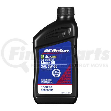 10-9246 by ACDELCO - dexos1Ö Gen 2 5W-30 Full Synthetic Motor Oil - 1 qt