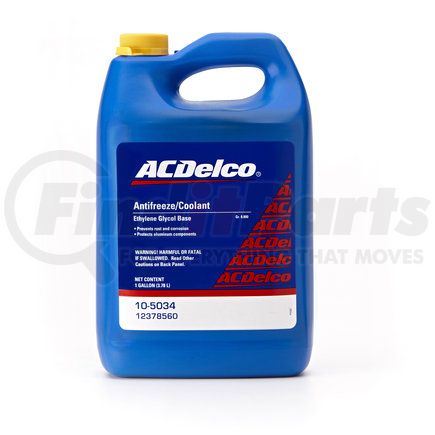 10-5034 by ACDELCO - Traditional (Yellow) Engine Coolant/Antifreeze - 1 gal