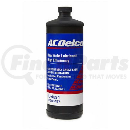 10-4091 by ACDELCO - Rear Axle Lubricant - 32 oz
