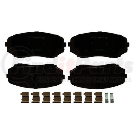 14D1258ACHF1 by ACDELCO - PAD KIT,FRT DISC BRK