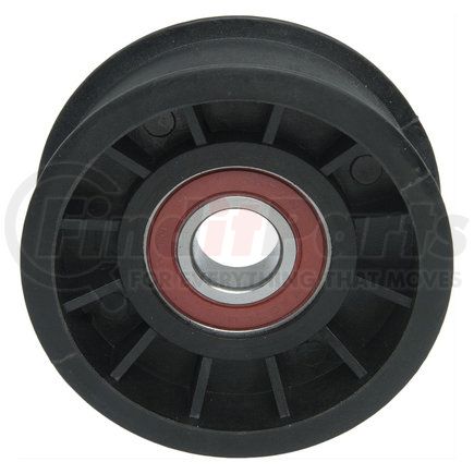 15-20675 by ACDELCO - A/C Drive Belt Tensioner Pulley - 0.69" I.D. and 3.25" O.D. Black, Serpentine
