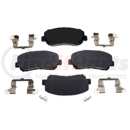 17D1640ACH by ACDELCO - Disc Brake Pad Set-Ceramic Disc Brake Pad Front ACDelco Pro Brakes 17D1640ACH