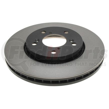 18A1761 by ACDELCO - Disc Brake Rotor - 5 Lug Holes, Cast Iron, Plain, Turned Ground, Vented, Front