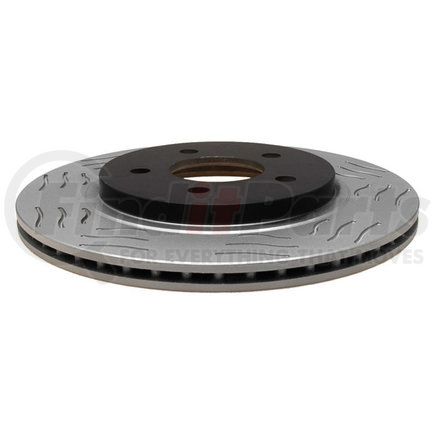 18A2326SD by ACDELCO - Disc Brake Rotor - 5 Lug Holes, Cast Iron Slotted, Turned, Vented, Rear