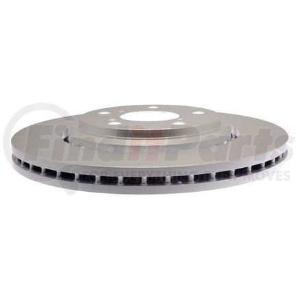 18A81053AC by ACDELCO - Disc Brake Rotor - Front, Coated, Plain, Conventional, Cast Iron