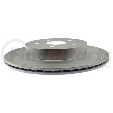 18A81956AC by ACDELCO - Disc Brake Rotor - Rear, Coated, Plain, Conventional, Cast Iron