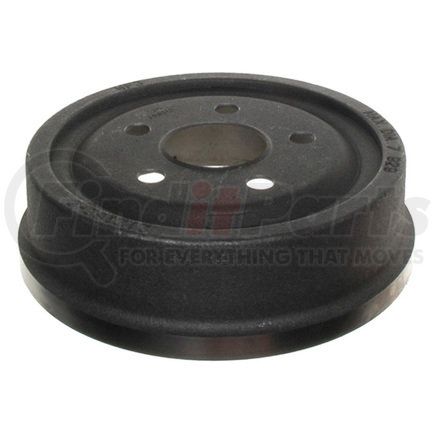 18B86 by ACDELCO - Brake Drum - Rear, Turned, Cast Iron, Regular, Plain Cooling Fins