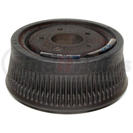 18B203 by ACDELCO - Brake Drum - Rear, Turned, Cast Iron, Regular, Finned Cooling Fins