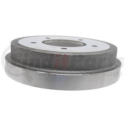 18B413 by ACDELCO - Brake Drum - Rear, Turned, Cast Iron, Regular, Plain Cooling Fins