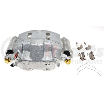 18FR1291C by ACDELCO - Disc Brake Caliper - Silver, Semi-Loaded, Floating, Coated, Regular Grade