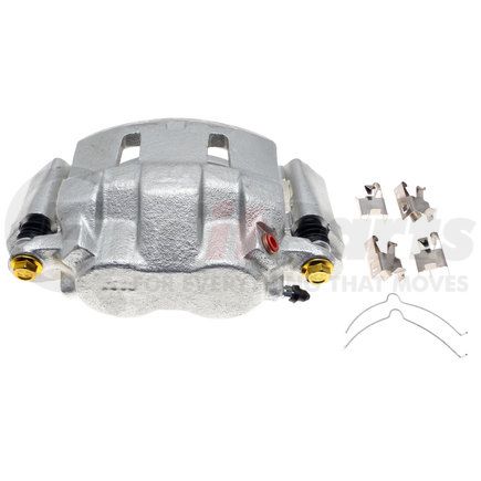 18FR1292C by ACDELCO - Disc Brake Caliper - Silver, Semi-Loaded, Floating, Coated, Regular Grade