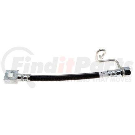 18J4897 by ACDELCO - Brake Hydraulic Hose - 18.9", Black, Silver, Corrosion Resistant Steel