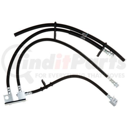 18J383597 by ACDELCO - Brake Hydraulic Hose - 37.2" Corrosion Resistant Steel, EPDM Rubber