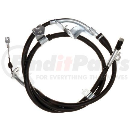 18P96960 by ACDELCO - Parking Brake Cable - Rear, Horizontal Barrel End 1, Clevis End 2, Black Jacket