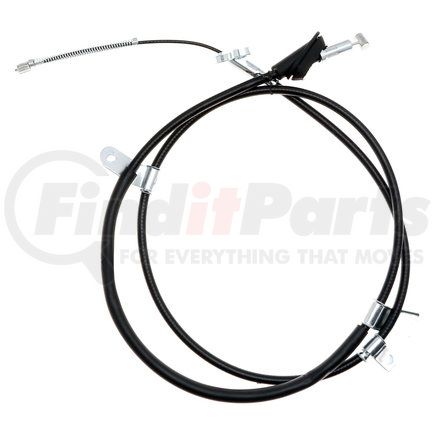 18P96999 by ACDELCO - Parking Brake Cable - Rear, Horizontal Barrel End 1, Hex End 2, With Bracket