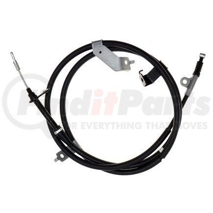 18P97068 by ACDELCO - Parking Brake Cable - Rear Passenger Side, Black, EPDM Rubber