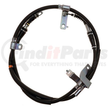 18P97112 by ACDELCO - Parking Brake Cable - Rear Driver Side, Black, EPDM Rubber, Specific Fit