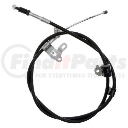 18P97122 by ACDELCO - Parking Brake Cable - Rear, 64.30", Barrel End 1, Swaged End 2, Stainless Steel