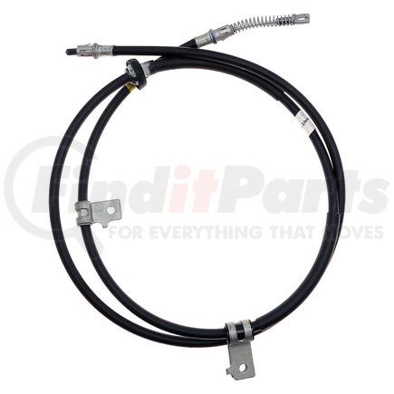 18P97101 by ACDELCO - Parking Brake Cable - Rear Passenger Side, Black, EPDM Rubber