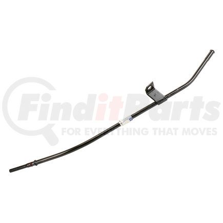 12584738 by ACDELCO - Engine Oil Dipstick Tube - 0.374" O.D. Black Steel, 1 Mount Hole