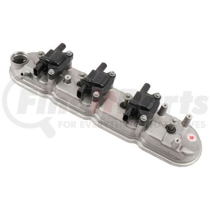 12637686 by ACDELCO - Engine Valve Cover - Short, Aluminum, with Oil Baffles and Grommets