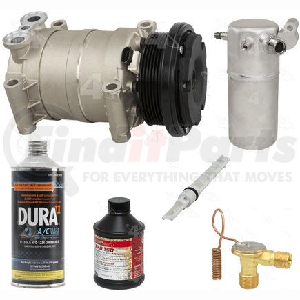 3988N by FOUR SEASONS - A/C Compressor Kit, Front and Rear, for 1999-2000 GMC Savana 3500