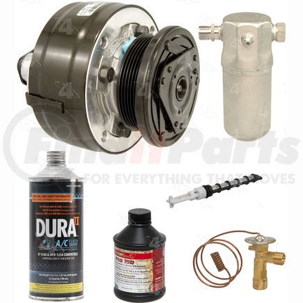 4560N by FOUR SEASONS - A/C Compressor Kit, Front and Rear, for 1992 GMC K2500 Suburban