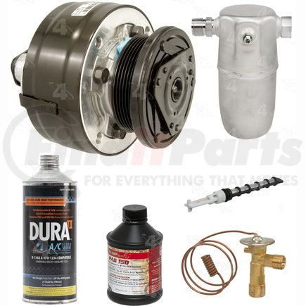 4561N by FOUR SEASONS - A/C Compressor Kit, Front and Rear, for 1992 Chevrolet K1500 Suburban