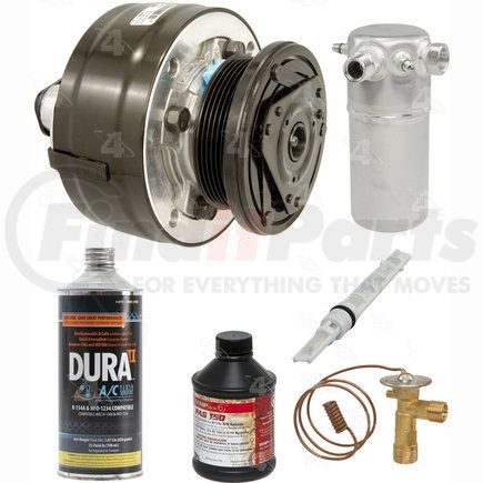 5631N by FOUR SEASONS - A/C Compressor Kit, Front and Rear, for 1989-1991 GMC R2500 Suburban