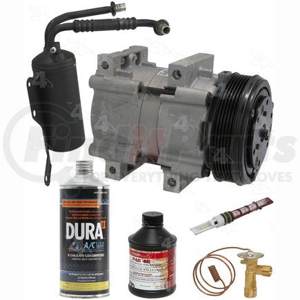 5707N by FOUR SEASONS - A/C Compressor Kit, Front and Rear, for 1992-1993 Ford E150 Econoline