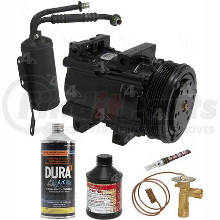 5707R by FOUR SEASONS - A/C Compressor Kit, Front and Rear, for 1992-1993 Ford E350 Econoline Club Wagon