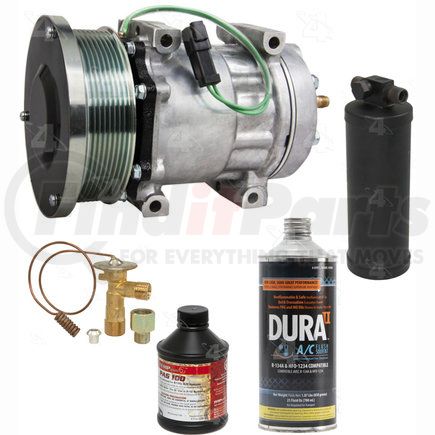 5736N by FOUR SEASONS - A/C Compressor Kit, for 1988-1993 Ford Festiva