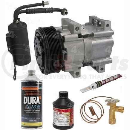 5810N by FOUR SEASONS - A/C Compressor Kit, Front and Rear, for 1993 Ford E350 Econoline Club Wagon