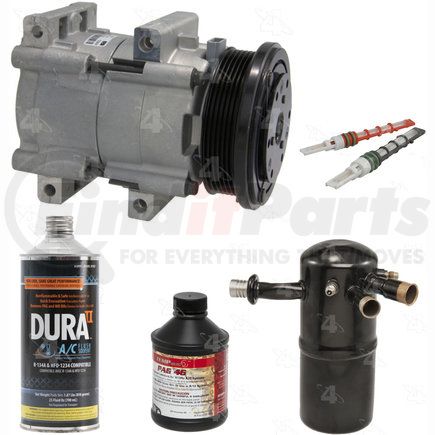 6175N by FOUR SEASONS - A/C Compressor Kit, Front and Rear, for 1990-1993 Ford Aerostar