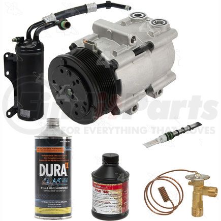 6366N by FOUR SEASONS - A/C Compressor Kit, Front and Rear, for 2002 Ford E350 Super Duty