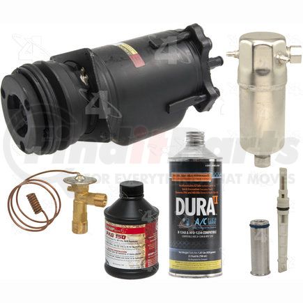 6480R by FOUR SEASONS - A/C Compressor Kit, Front and Rear, for 1973-1974 GMC K15/K1500 Suburban