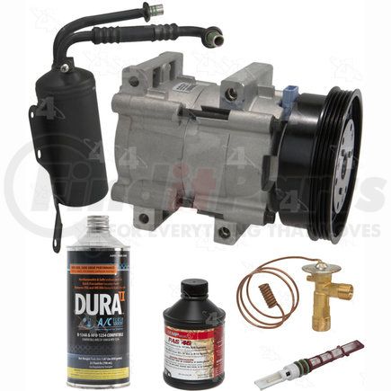 6594N by FOUR SEASONS - A/C Compressor Kit, Front and Rear, for 1992 Ford E350 Econoline Club Wagon