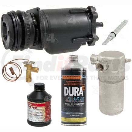 6614R by FOUR SEASONS - A/C Compressor Kit, Front and Rear, for 1984 Chevrolet C20 Suburban