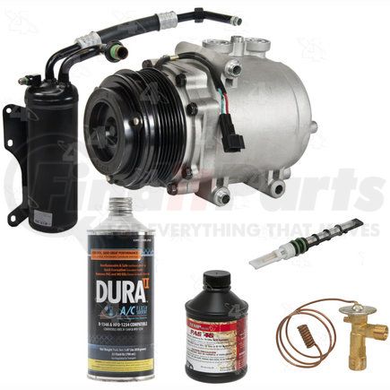 7591N by FOUR SEASONS - A/C Compressor Kit, Front and Rear, for 2003-2005 Ford E150 Club Wagon
