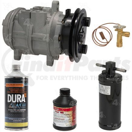 7743R by FOUR SEASONS - A/C Compressor Kit, Remanufactured, for 1985 Ford E250 Econoline